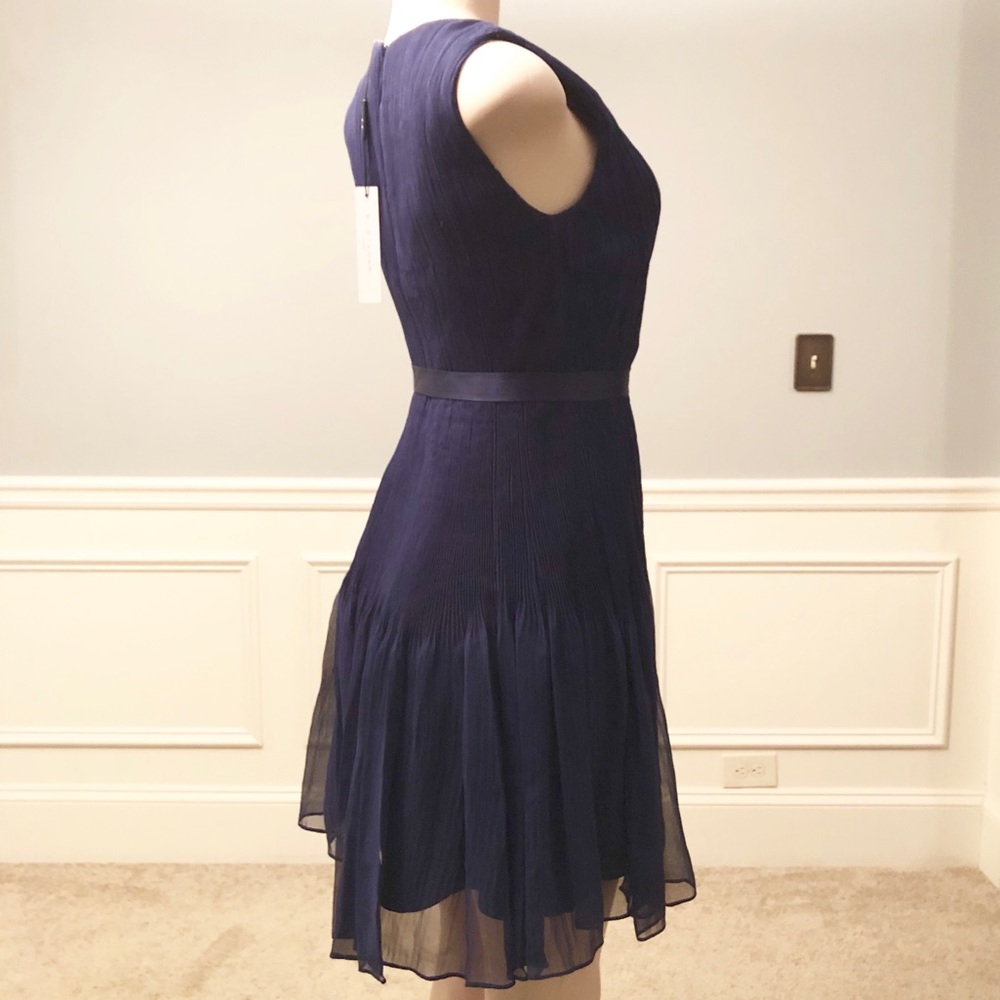 Elie Tahari Navy Blue Short Florence Dress NWT - Picture 2 of 8